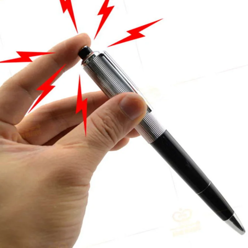 Shock Pen Prank Toy - 1 قطعة صدمة كهربائية الإبداعية القلم