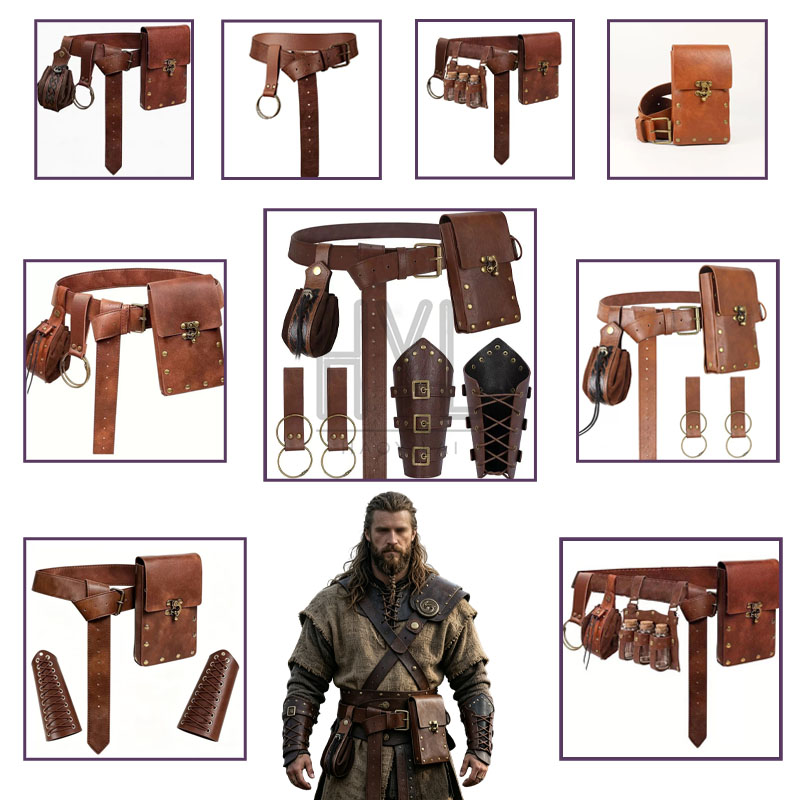 Costumes - مجموعة إكسسوارات الفايكنج من العصور الوسطى،