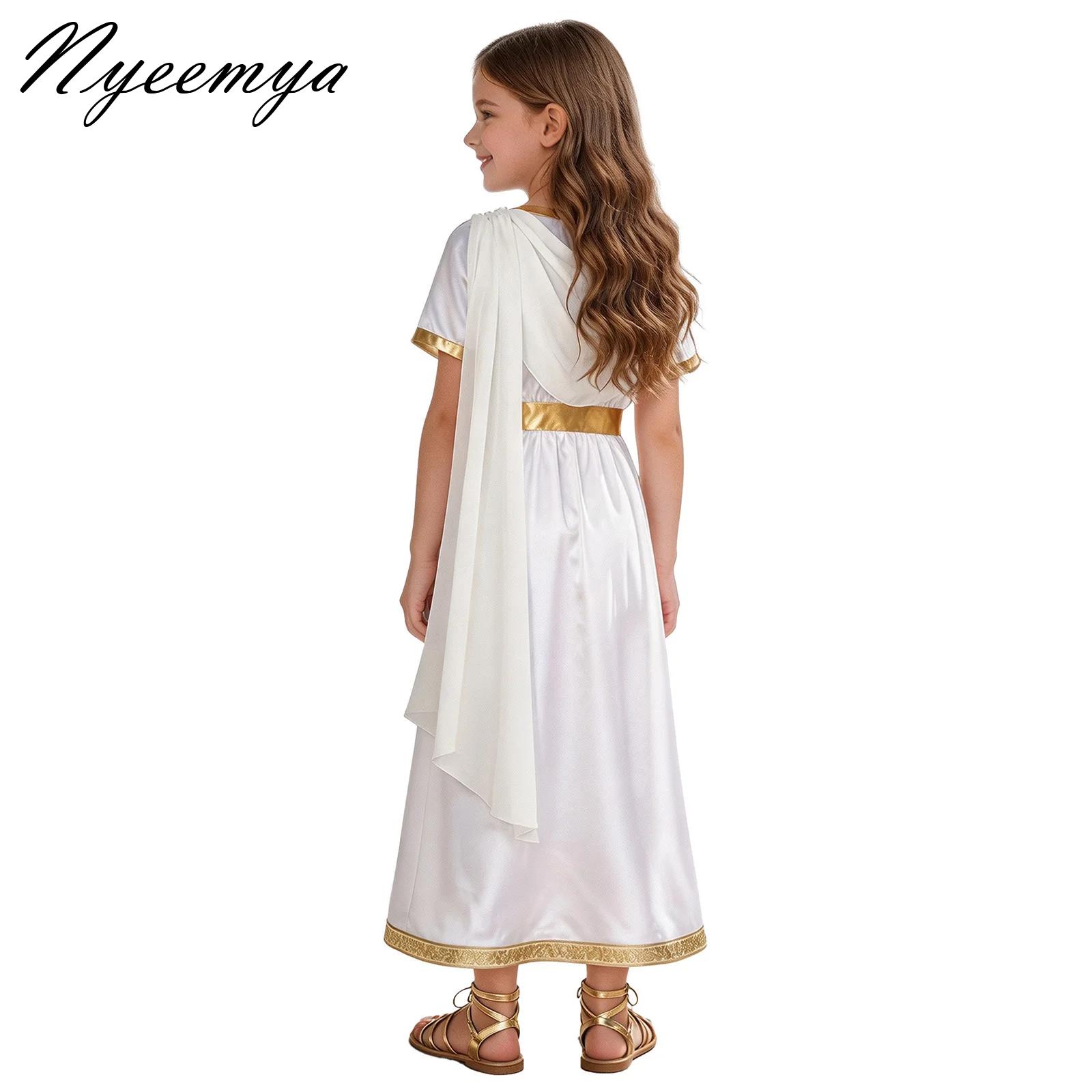 Costumes - فستان أميرة يونانية قديمة للبنات مع