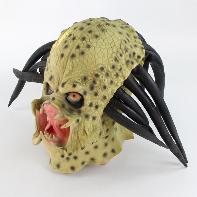 Latex Alien Mask Realistic - قناع رأس من اللاتكس على شكل