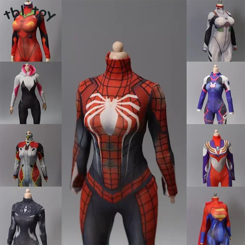 Spiderman Jumpsuit Kids - 1/6 مقياس حللا أنيمي الفتيات المقاتلة