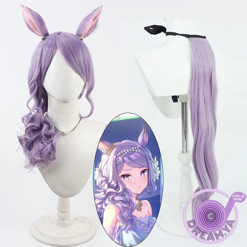 Anime Cosplay Wig Heat Resistant - Mejiro شعر مستعار تأثيري Umamusume جميلة