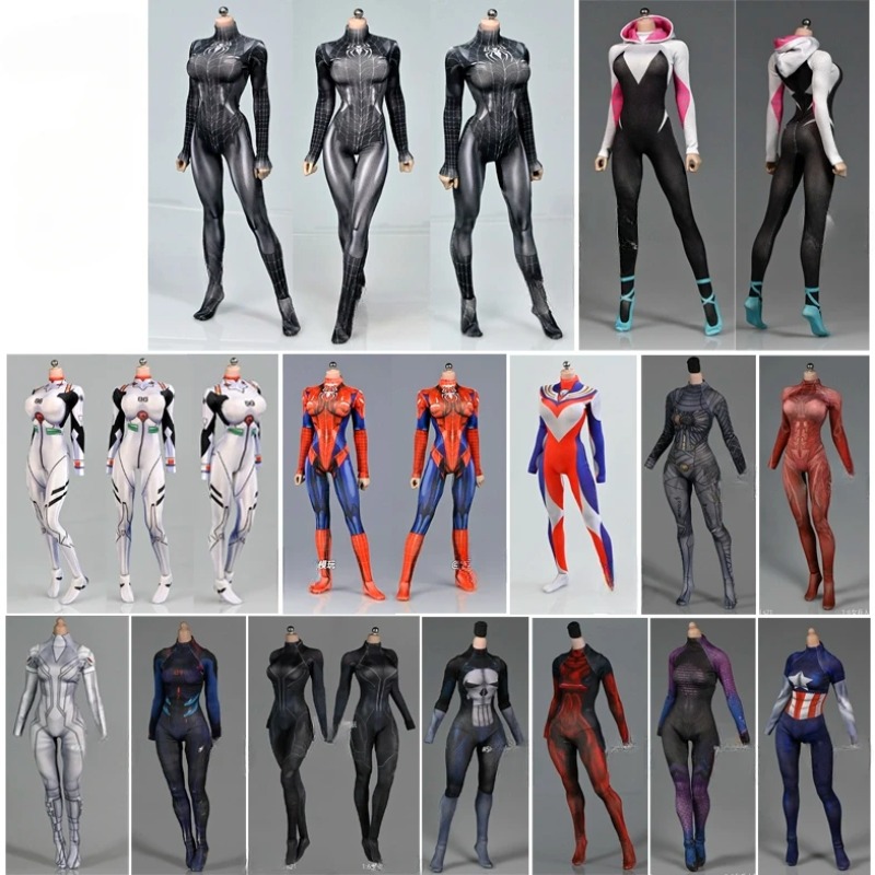 Spiderman Jumpsuit Kids - حللا نموذج 1/6 أنيمي الفتيات المقاتلة