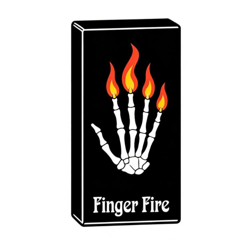 Thumb Tip Magic Trick Set - 4 قطع/مجموعة خدع سحرية لإظهار النار