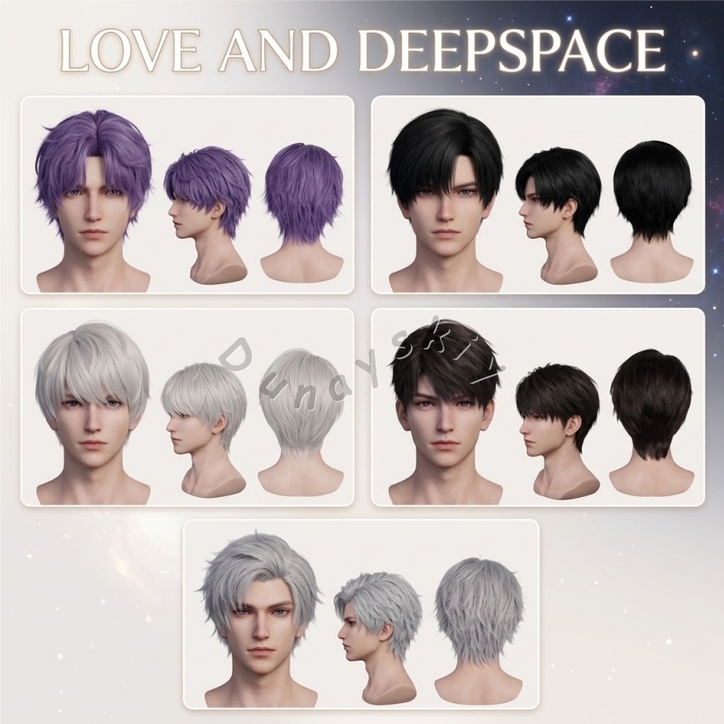 Anime Cosplay Wig Heat Resistant - باروكة كوسبلاي لوف آند ديبسبيس ​
