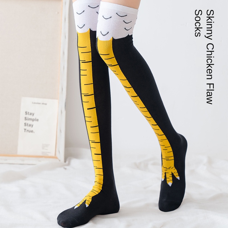 1-20Pairs مضحك ثلاثية الأبعاد  - مراجعة Funny Chicken Leg Socks وسعره