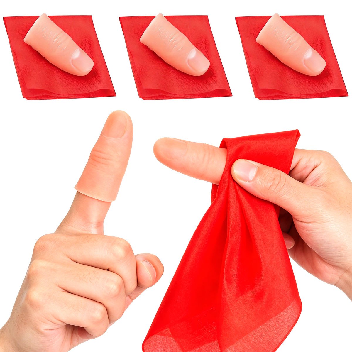 3 مجموعات من أداة إخفاء الأصاب - مراجعة Thumb Tip Magic Trick Set وسعره