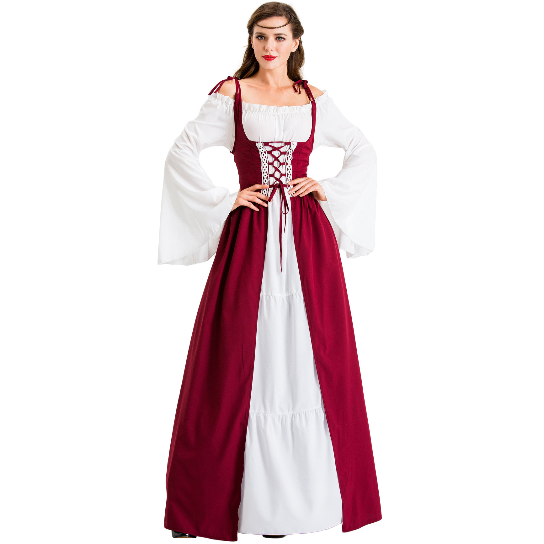 سيدة القرون الوسطى فستان الأمي - مراجعة Medieval Renaissance Dress Women وسعره