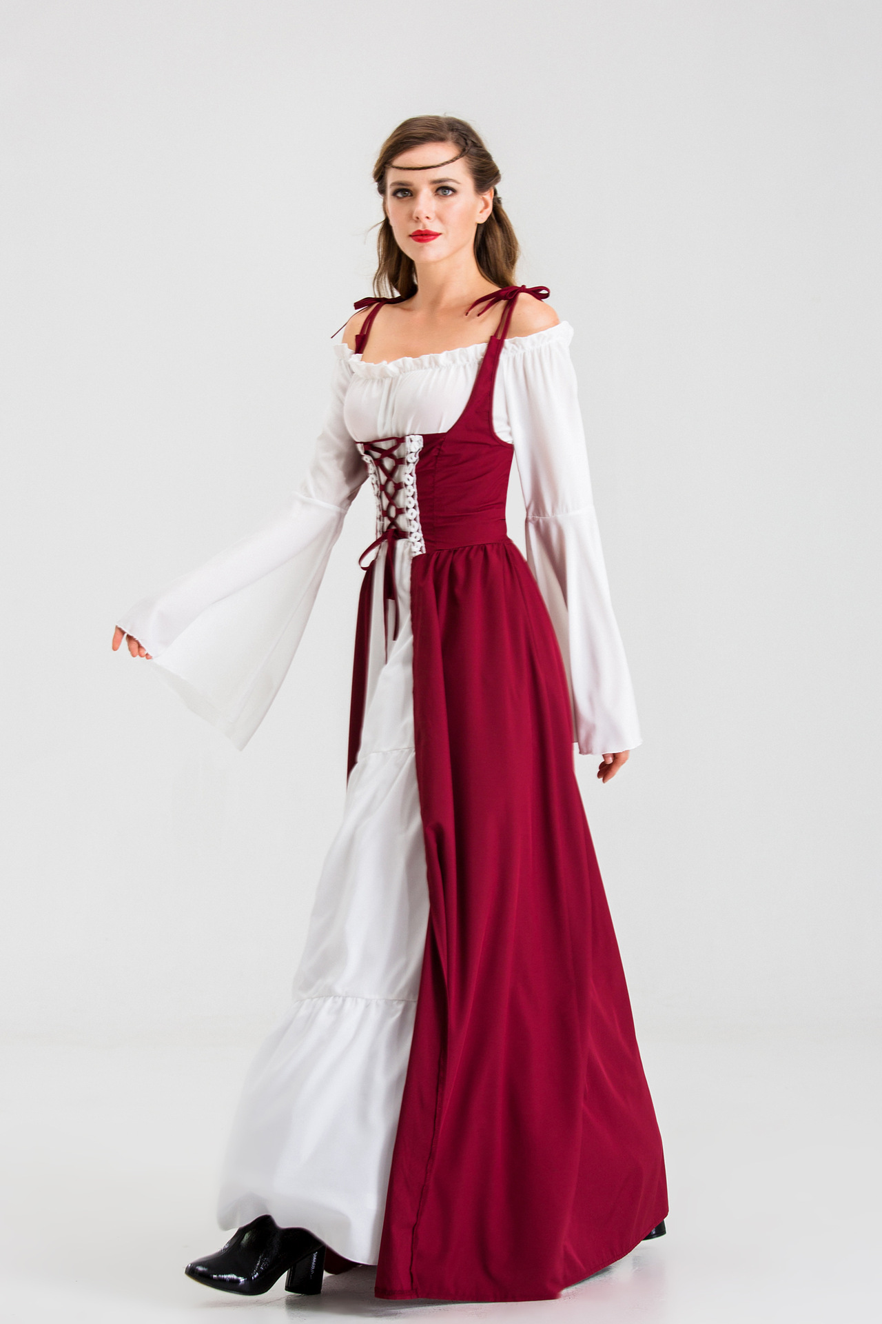 سيدة القرون الوسطى فستان الأمي - مراجعة Medieval Renaissance Dress Women وسعره