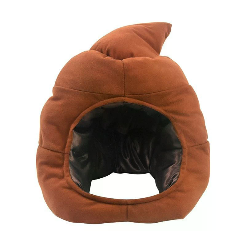 قبعة قطيفة على شكل براز مضحك،  - مراجعة Fake Poop Gag Gift وسعره