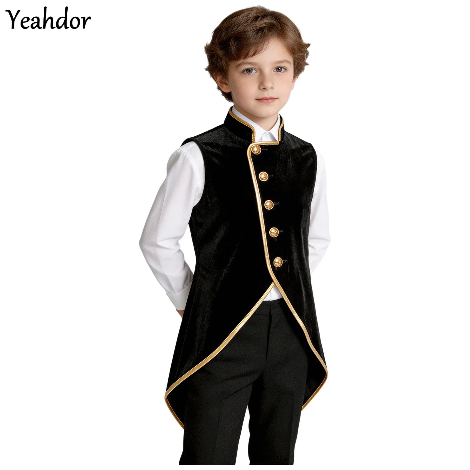 سترة ذيلية مخملية للرجال بتصمي - مراجعة Costumes وسعره