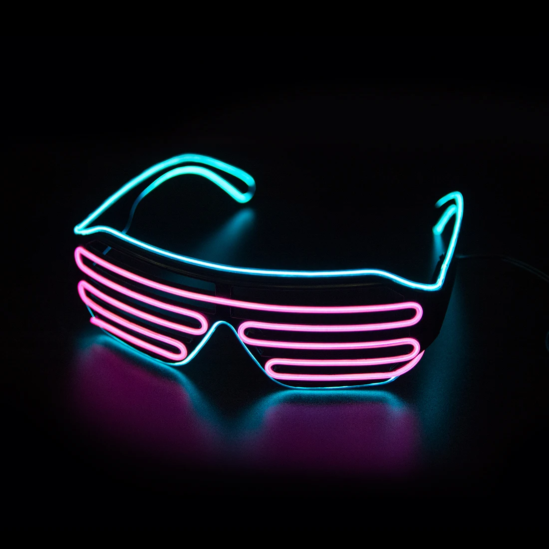 LED متوهجة نظارات Gafas مضيئة  - مراجعة Glow In The Dark Party Glasses وسعره
