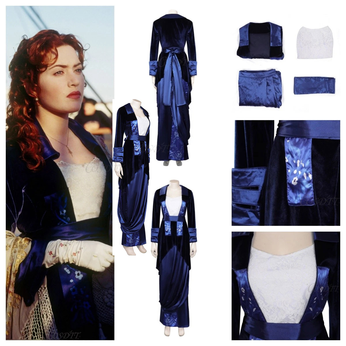 زي روث ديويت بوكاتير التنكري ل - مراجعة Medieval Renaissance Dress Women وسعره