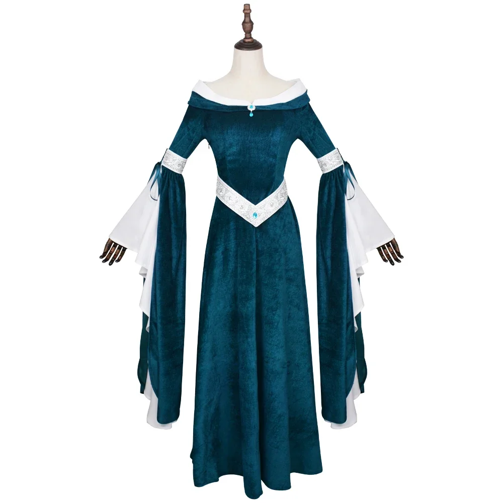 فستان نسائي بأسلوب قزمي من عصر - مراجعة Medieval Renaissance Dress Women وسعره
