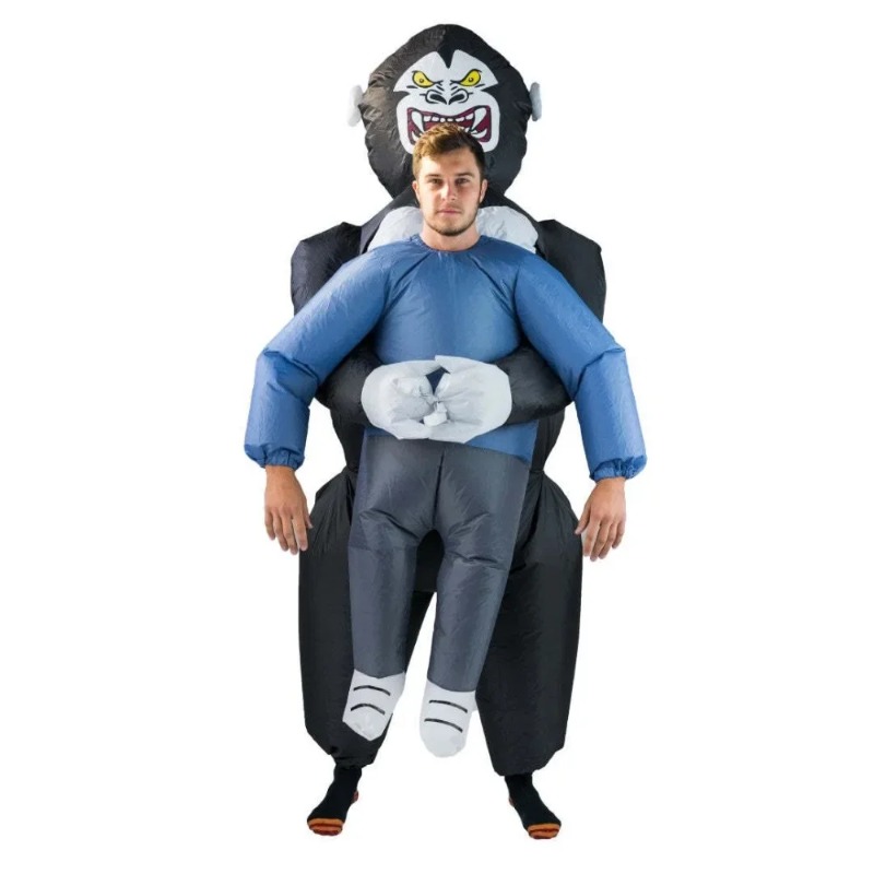 جديد ديناصور نفخ زي تأثيري أني - مراجعة Inflatable Dinosaur Costume Adult وسعره