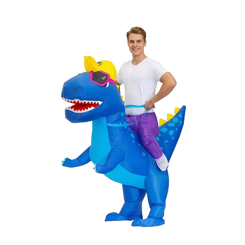 أزياء تنكرية قابلة للنفخ للبال - مراجعة Inflatable Dinosaur Costume Adult وسعره