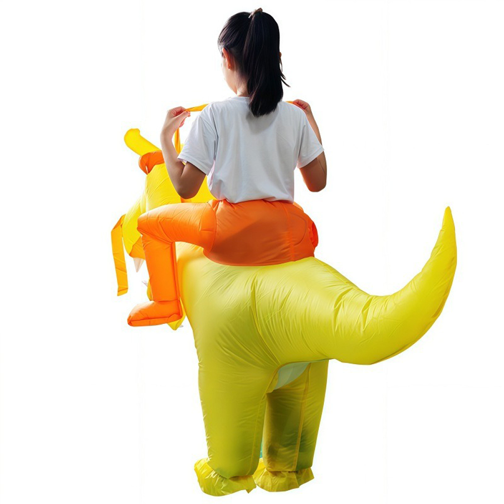 بدلة ديناصور قابلة للنفخ للأطف - مراجعة Inflatable Dinosaur Costume Adult وسعره