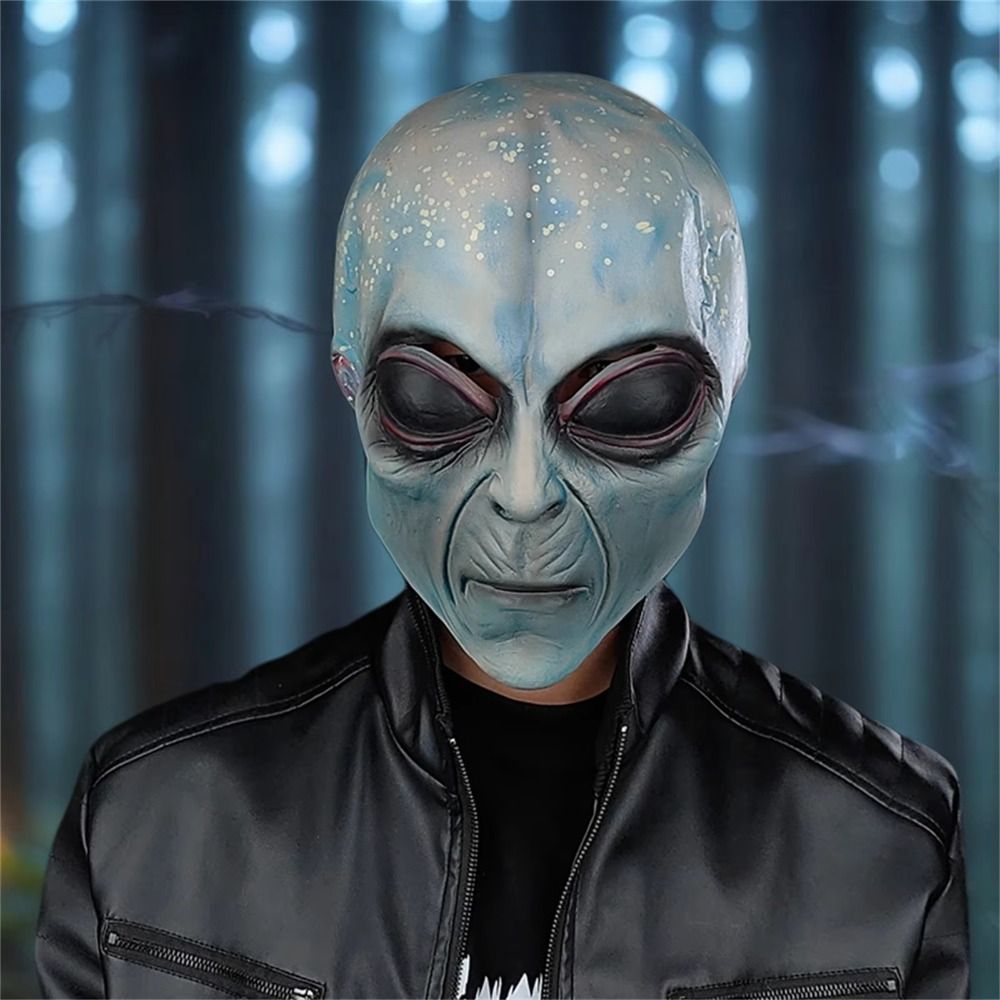 قناع كائن فضائي من مادة اللاتك - مراجعة Latex Alien Mask Realistic وسعره