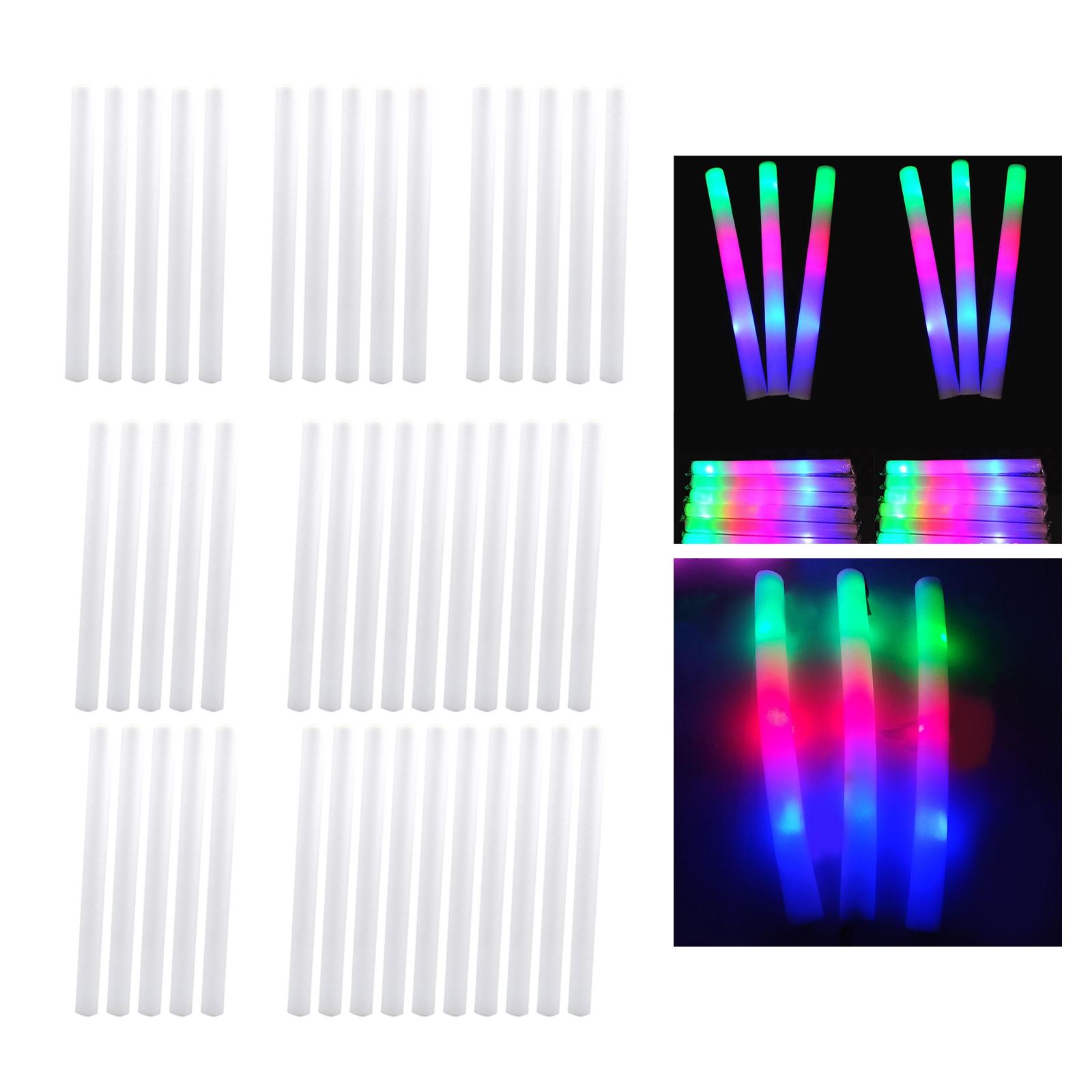 عصي إضاءة LED من الفوم، هدايا  - مراجعة Flashing Led Foam Sticks Party وسعره