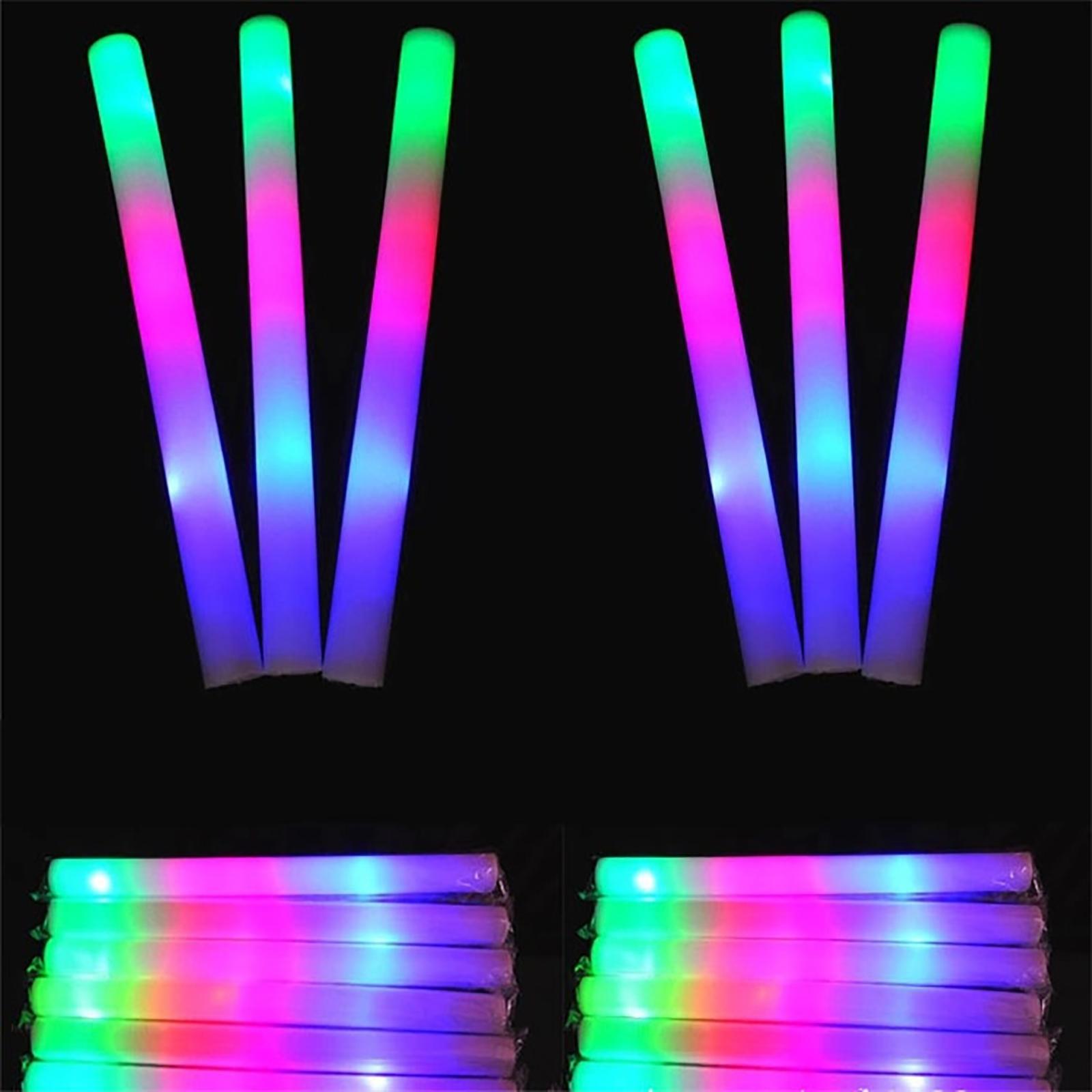 عصي إضاءة LED من الفوم، هدايا  - مراجعة Flashing Led Foam Sticks Party وسعره
