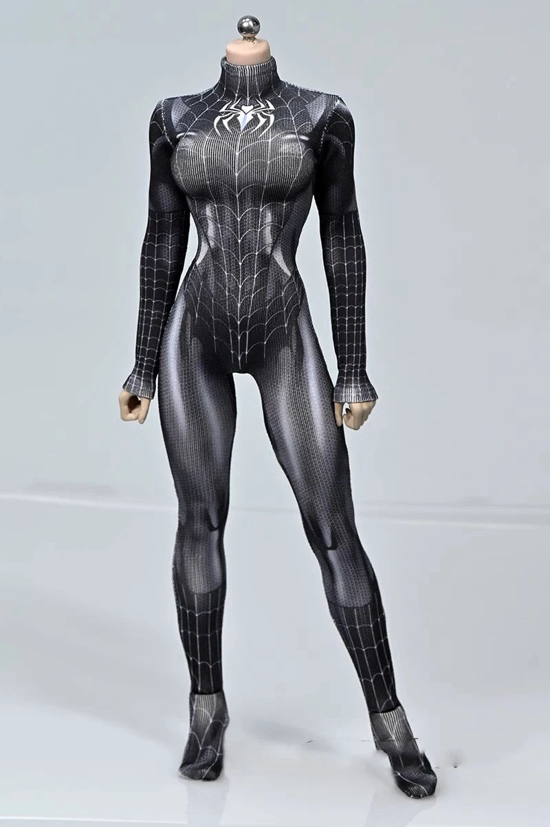 1/6 مقياس حللا أنيمي الفتيات ا - مراجعة Spiderman Jumpsuit Kids وسعره