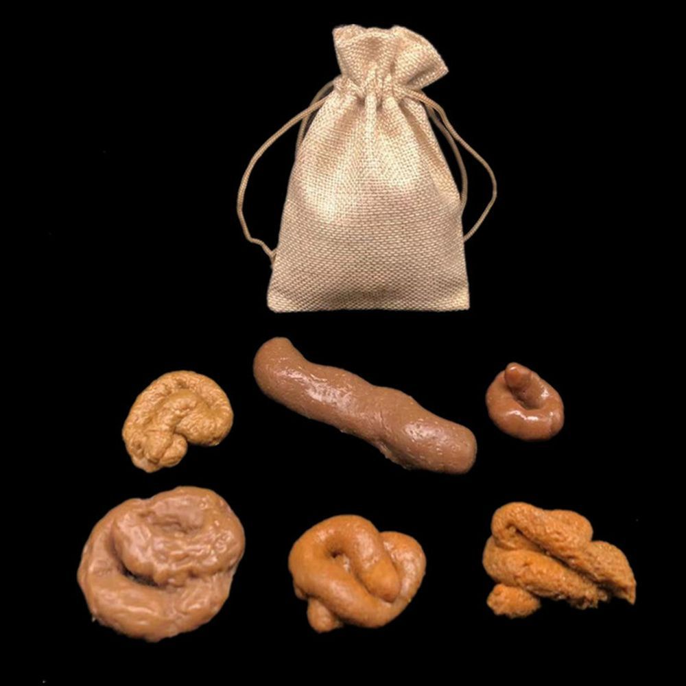 6 قطع نكتة صعبة اللعب أداة إسح - مراجعة Fake Poop Gag Gift وسعره
