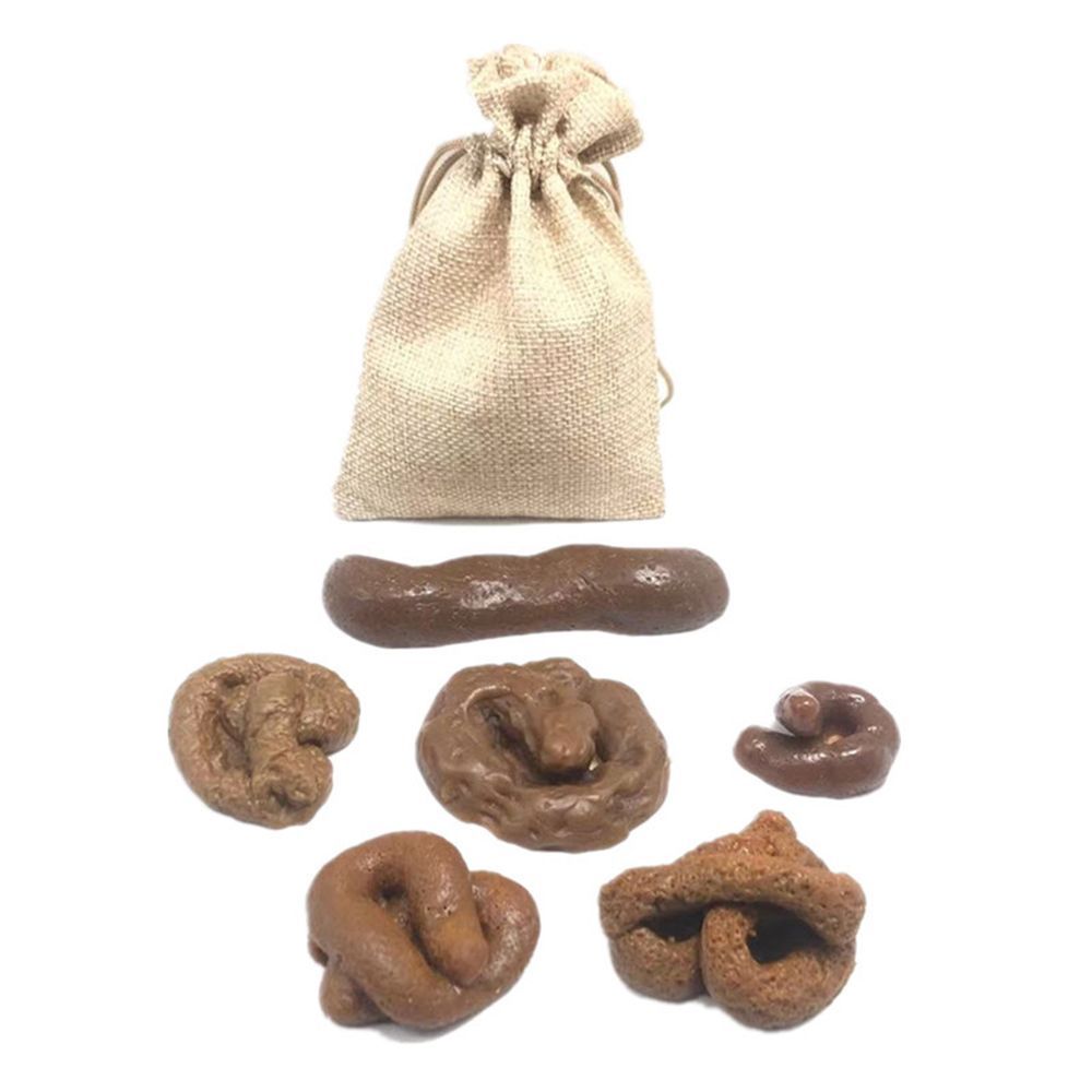 6 قطع نكتة صعبة اللعب أداة إسح - مراجعة Fake Poop Gag Gift وسعره