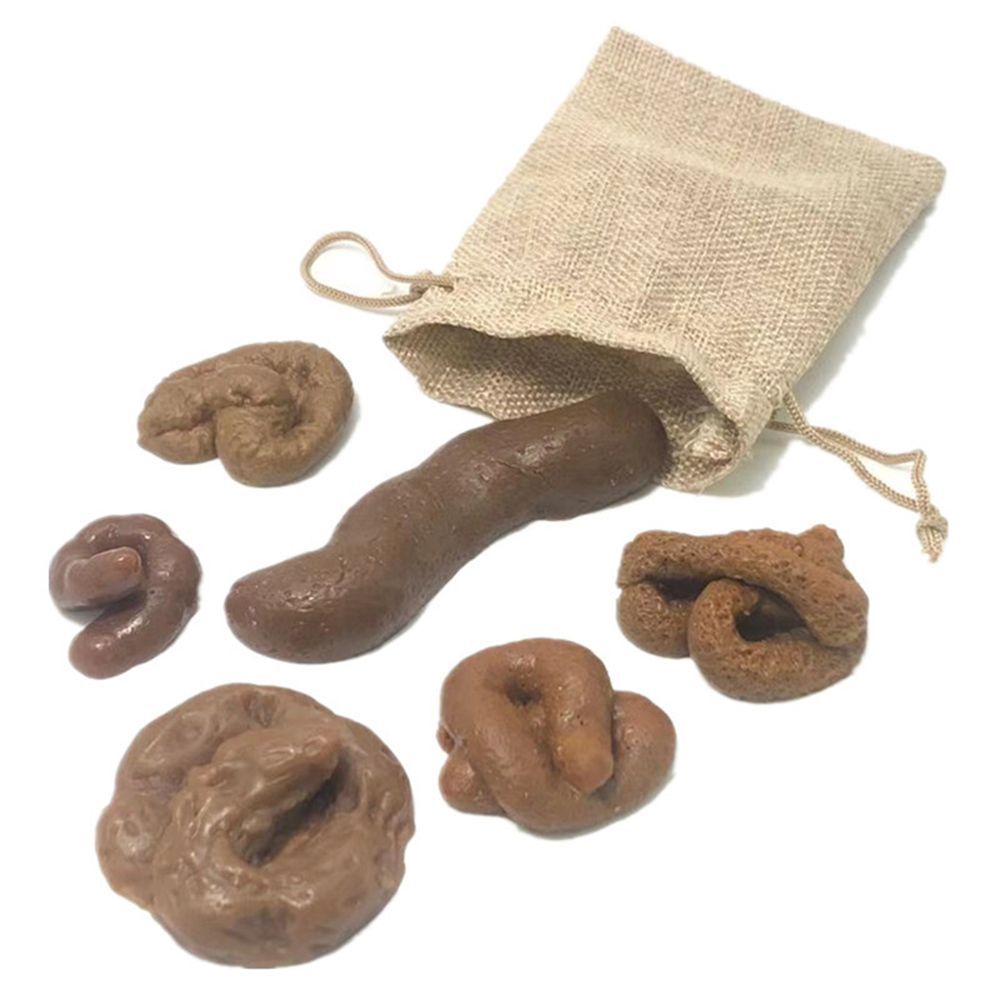 6 قطع نكتة صعبة اللعب أداة إسح - مراجعة Fake Poop Gag Gift وسعره