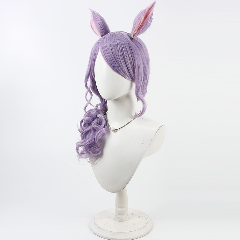Mejiro شعر مستعار تأثيري Umamu - مراجعة Anime Cosplay Wig Heat Resistant وسعره