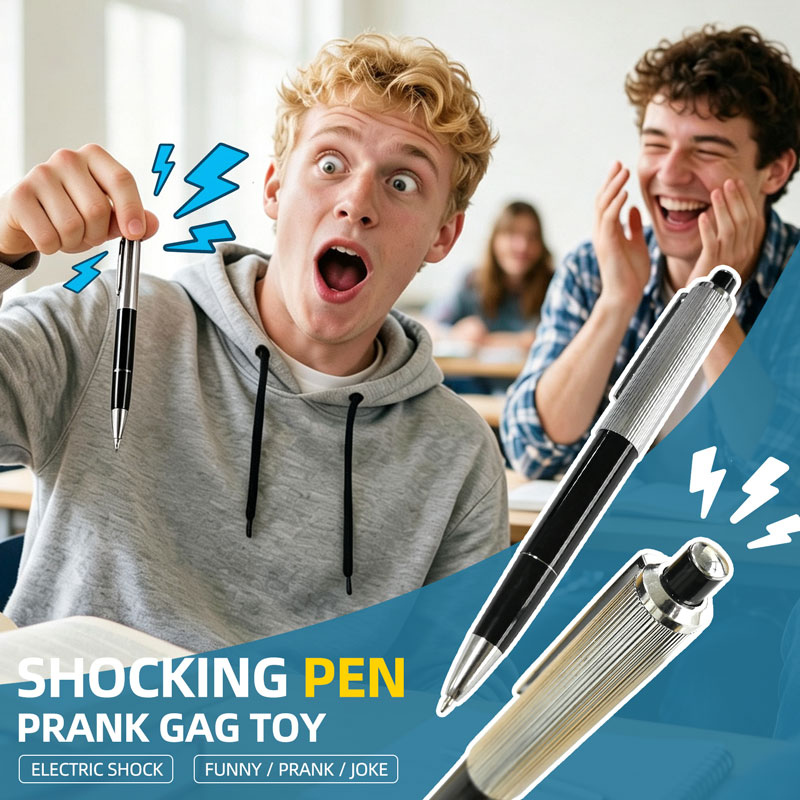قلم حبر جاف بصدمة كهربائية، لع - مراجعة Shock Pen Prank Toy وسعره