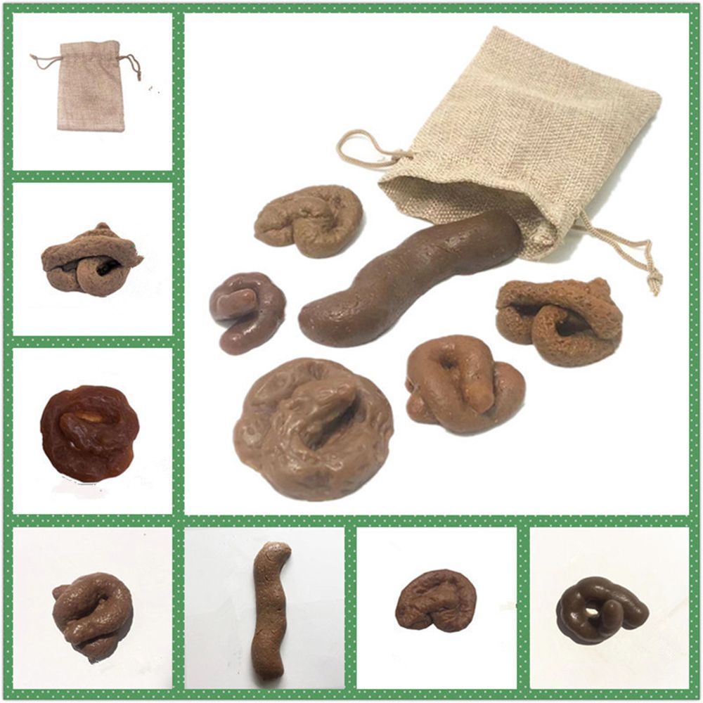6 قطع من أدوات مقالب مضحكة على - مراجعة Fake Poop Gag Gift وسعره