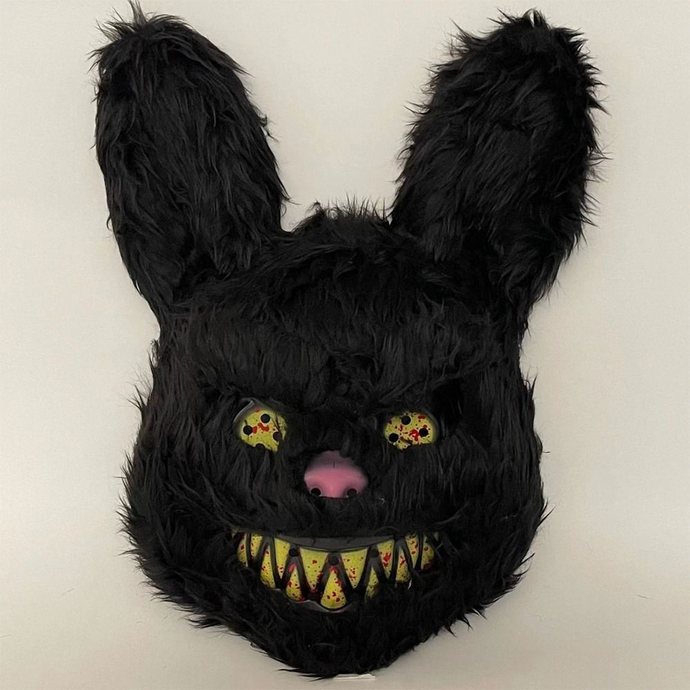 قناع الأرنب القطيفة الدموية، ق - مراجعة Led Purge Mask Halloween وسعره